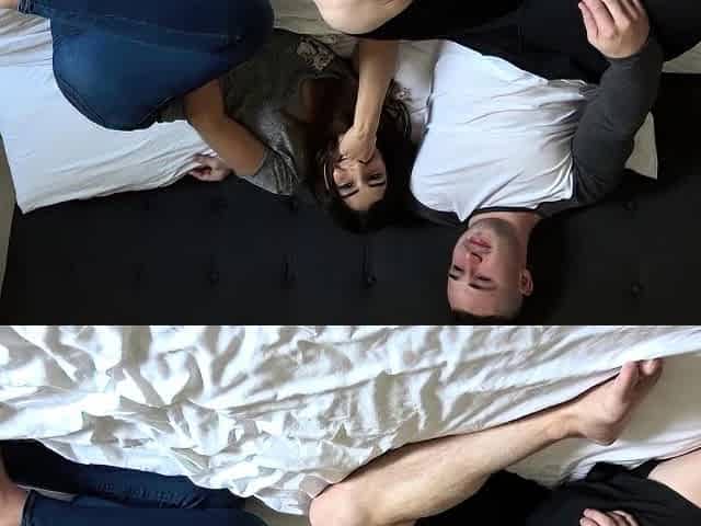 Brunette hookup amateur blowjob and dirtytalk sexdate