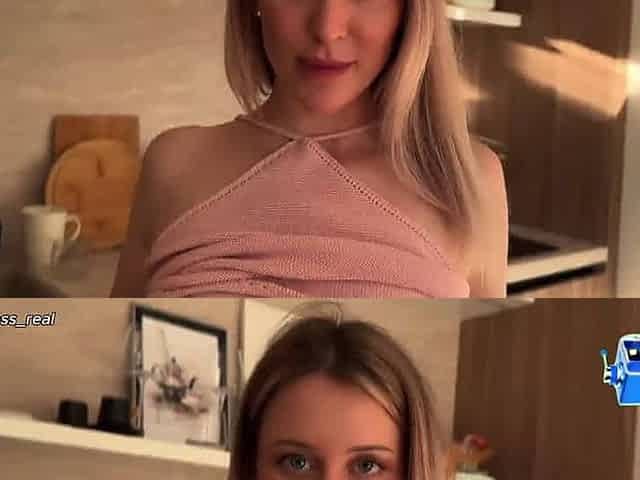 Cheating mom squashes jizz out of my cock for breakfast while dad is at work.