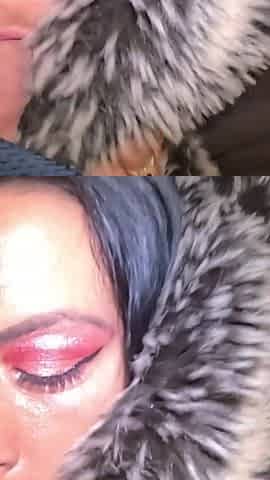 Midnight Blowjob in Stockings & Shearling Coat - Public Tease 295