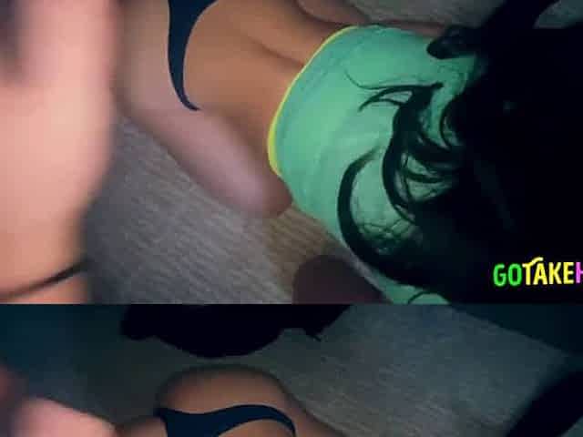 Post-Workout Sex, Cum on My Thong (iPhone Video)