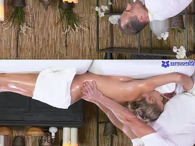 CHEATING WIFE doesn't think twice - Massage Rooms
