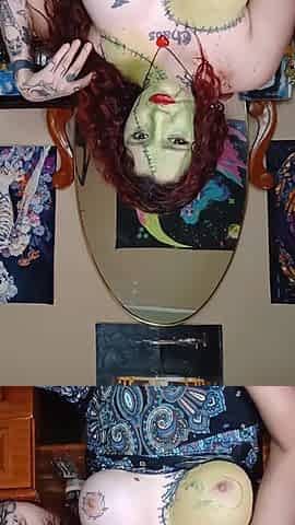 Frankenstein Woman Masturbating