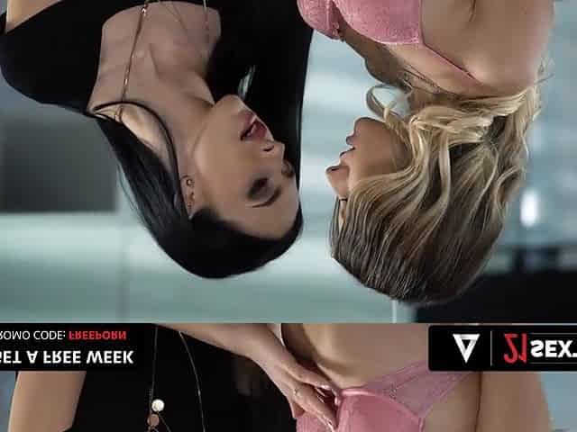 Rebecca Volpetti And Alyssa Bounty In Hottest Lesbian Sex With Two Gorgeous