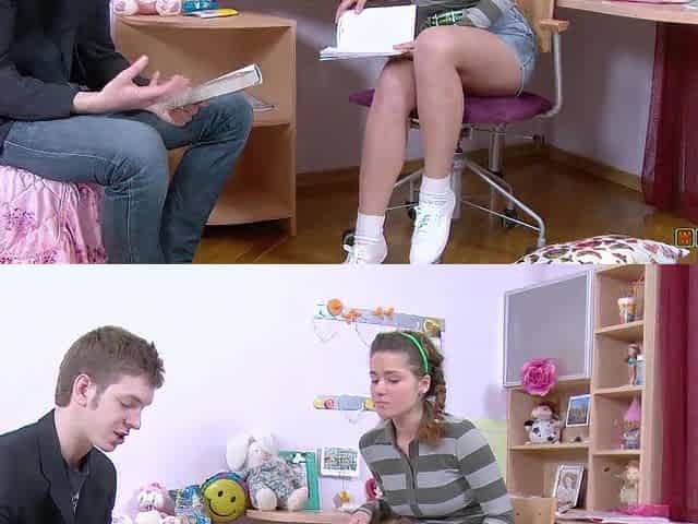 Lil Girl is Fucked in her Butt Gap, To Get the Point of the Coarse Sex