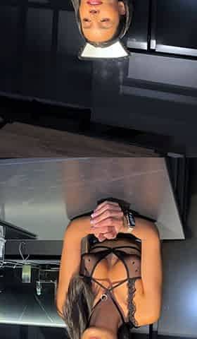 Hanna Miller Maid Rubs Her Wet Pussy After Cleaning Kitchen