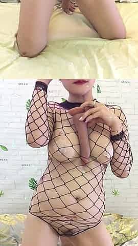 Stepsister Masturbates Alone in the Bedroom