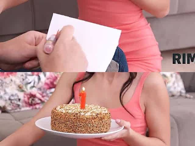 RIM4K. Vehement sex on 1st anniversary ends with rimjob and ejaculation