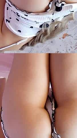 Bellealiz Massaging Her Beautiful Butt, Getting Ready to Play with Her Hole.