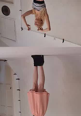 BTS DWatts-Posing In Cute Pink Costume Pt 1