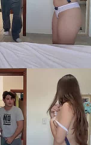 Stepsister Gifts the Virgin with Her Pink