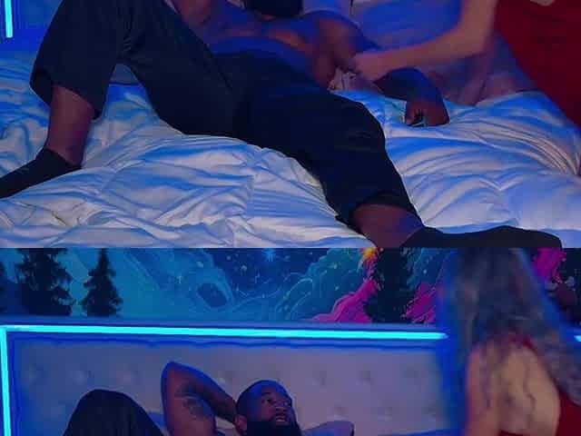 Date Night with a Hung Large Ebony Jock Stuffing My Pink Little Cunt