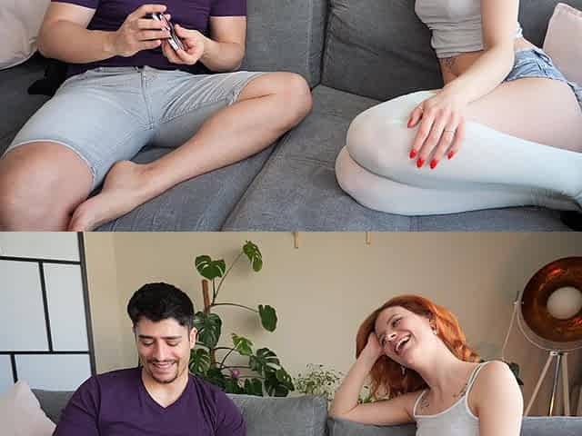 She Cheated Her Boyfriend with His Brother! Hardcore Sex with Redhead