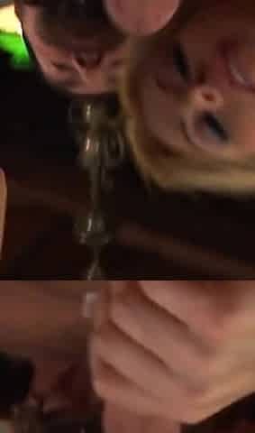 Horny lesbians get fucked by a horny cock