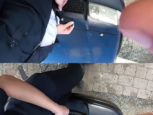 Skylar Snow In Fetish Uniform Outdoor Sex