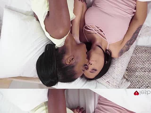 Asia Rae Interracial Lesbian Facesitting Sex