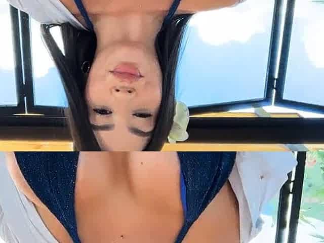 Hot Sexy Babe Fucks Herself in a Villa
