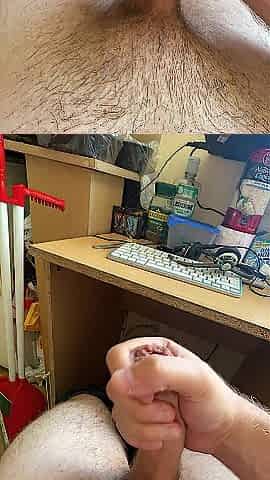 Watching a fit booty beauty and masturbating my shlong