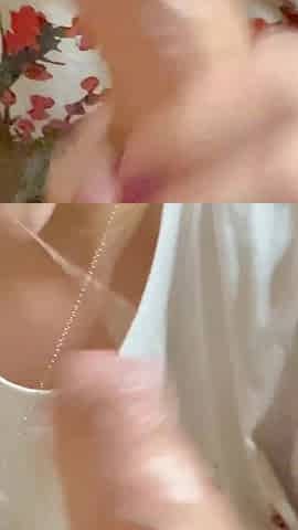 Messy Deep Throat First Time, Swallowing Lots of Cum, Big Load in the Car!!
