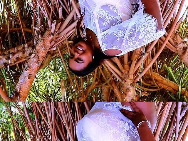 Maja meets Miosotis - Mio-s White Lingerie Strip