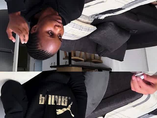 Thick Big Tits Black Teen Rides Cock POV