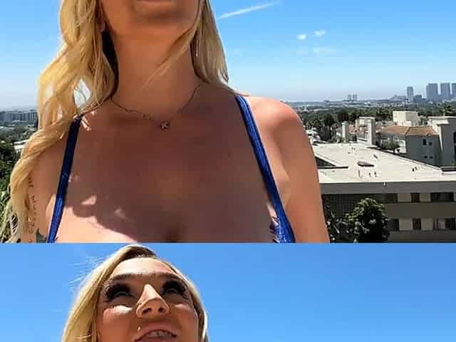 Kendra Sunderland & Dredd have fun in a hotel!