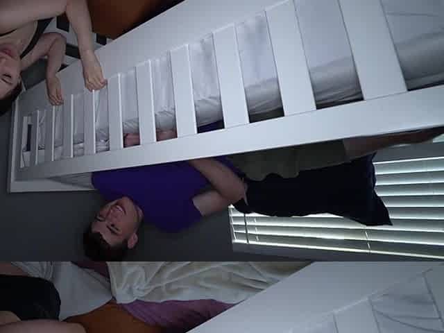 Night fetish fuck including footjob and titjob with my hot curvy pale stepsister