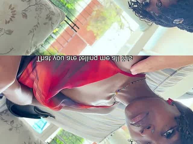 This EBONY TEEN had her first ORGASM