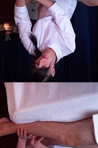 Pregnant Masseuse Loves to Do Sloppy Deepthroat Her Customers