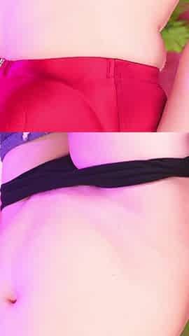 Showing My Belly! No Talking Close-up Video From All Angles