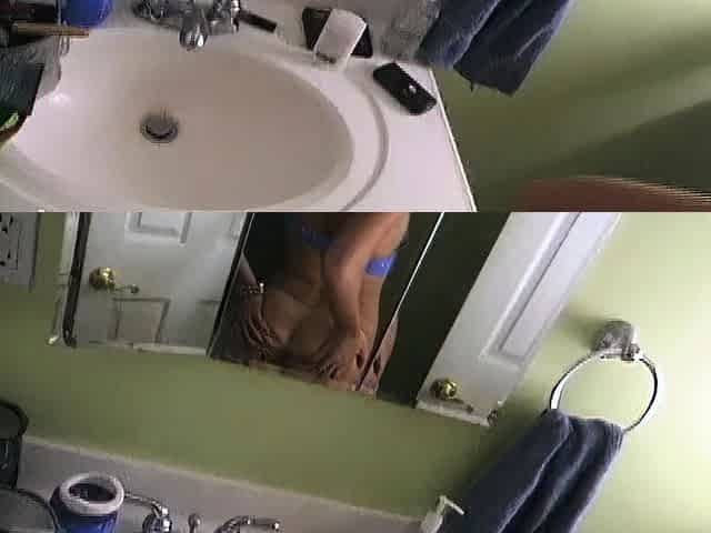 Pigtail Teen Ryan Keely Fucking Herself with a Toothbrush
