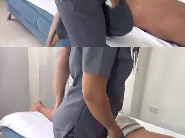 Hot masseuse gets turned on by her client's biggest penis - ENM DIAMOND