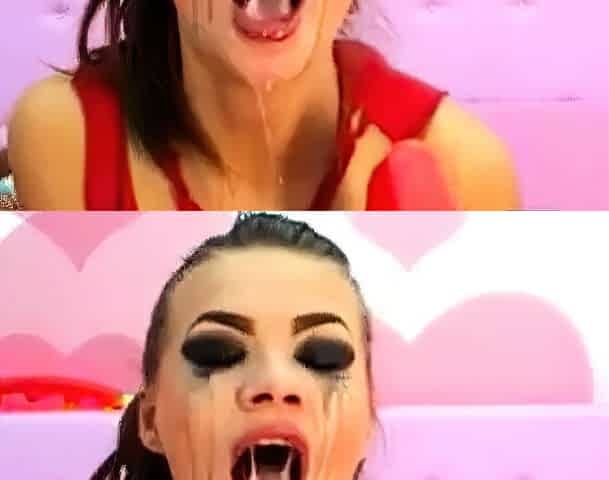 Crazy Deep Throat Webcam Girl Uses Sex Toys