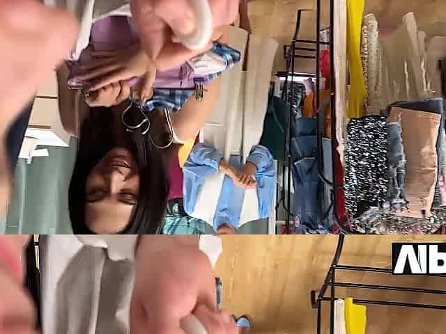 VIP4K. Secret anal sex in a fitting room