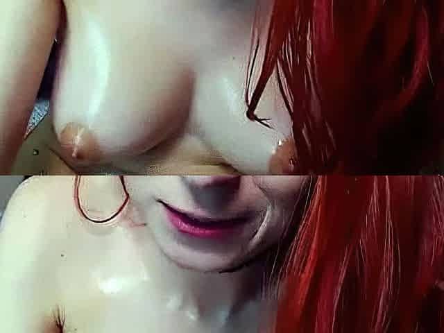 Foxy brunette amateur babe toying her wet pussy