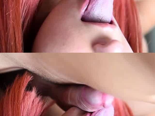 Busty Amateur Babe Gives an Intense Blowjob