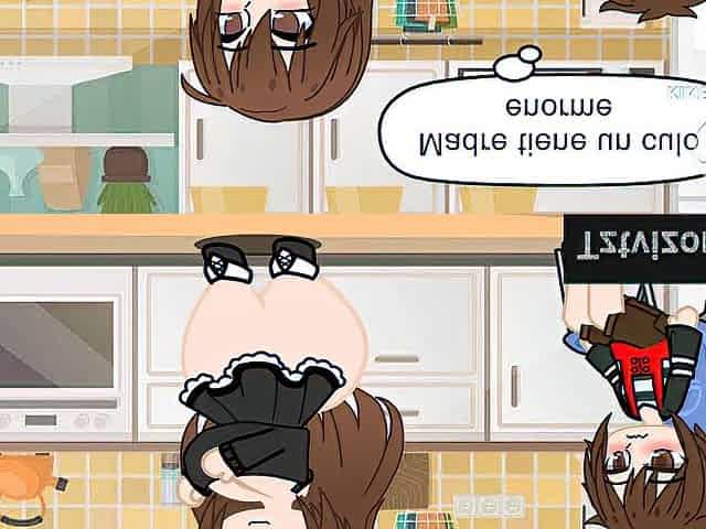 Male masturbates whilst thinking about his massive dream (Gacha Club)