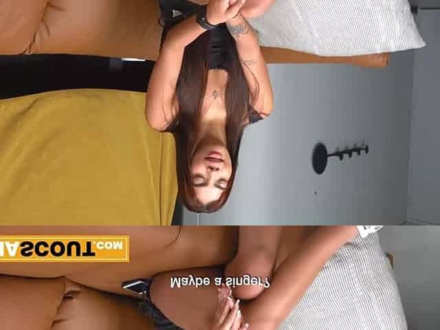 18yo Colombian Hotty Fucked Raw By Hung Producer In Homemade Underware Shooting