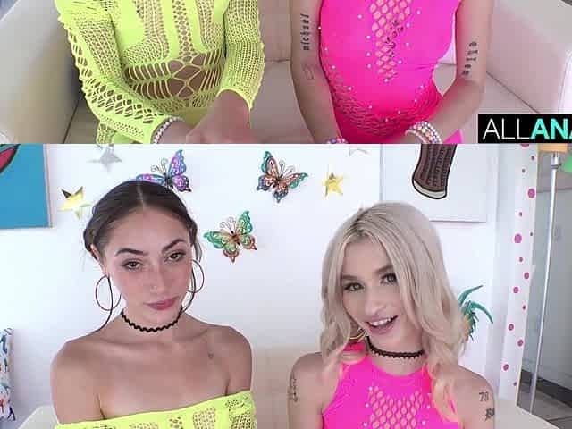 ALL ANAL Emma Rosie's anal and Tiana Blow's BJ particular