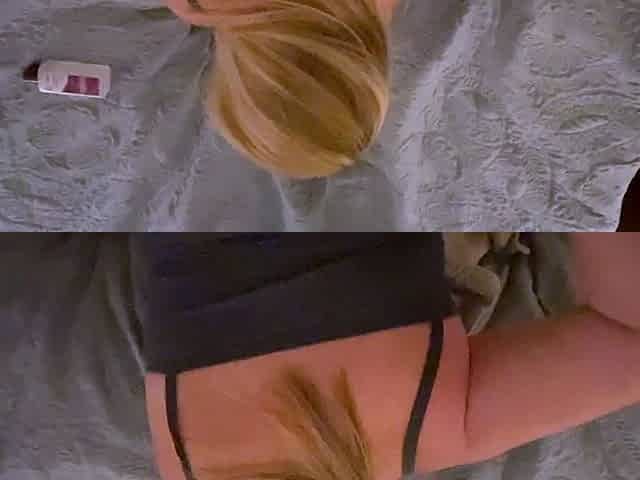 Hot blonde ass getting doggystyle in toilet