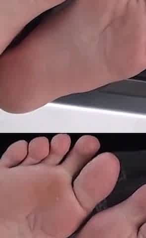 Jeans and Footjob in My Car!