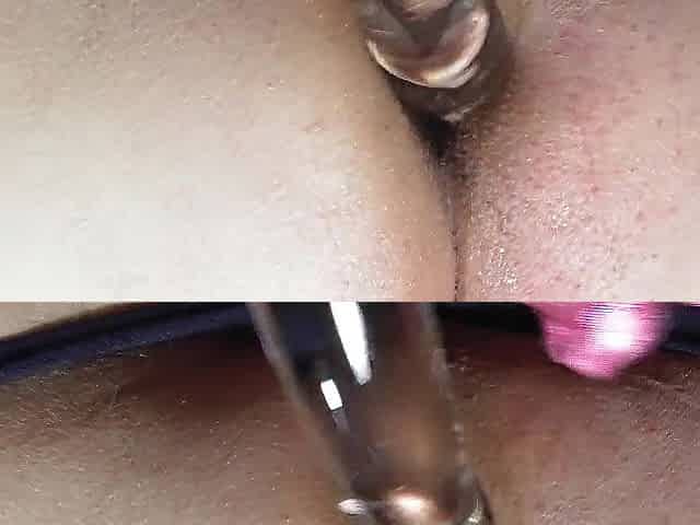 Glass Toy in HIS BOOTY