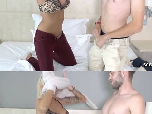 Cute German Teen Constricted Tini at Userdate with Large Rod Chap