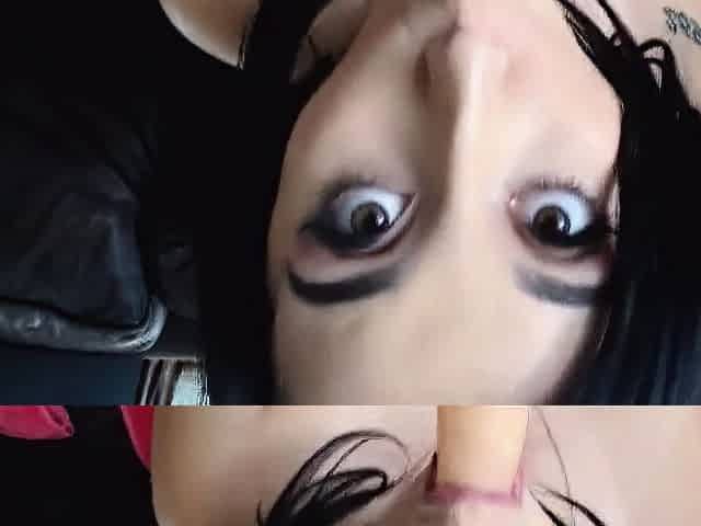 Tattooed Busty Amateur Babe Masturbating On Webcam