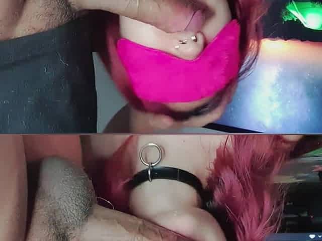 Delicious Redhead Latina Blowjob!!