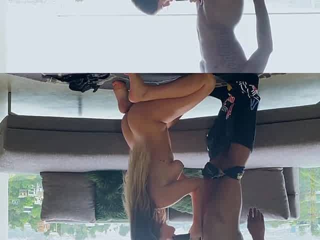 Nick Marxx And Sky Bri In Future Big Ass Milf Films Her First Bbc Blowjob On Camera