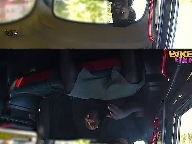 NO WAY ???? That babe Sucks his Large Ebony Ramrod when the Traffic Lights Go Red - VIRAL - Female Fake Taxi