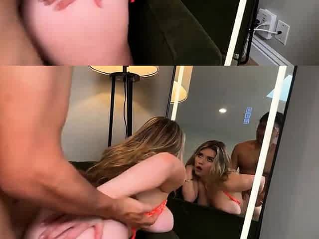 Big assed busty tit fuck and blowjob