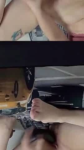 I Discovered My Step Sister Putting Dildos in Her Vagina, so I Lent Her My Cock to Calm Her Desires