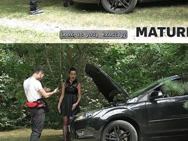 MATURE4K. Texas Patti is having wild kinky sex in the Czech woods