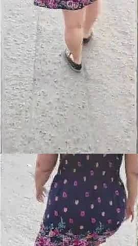 Venezuelan floozy on the street